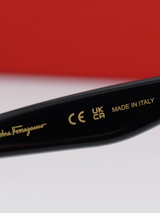 Salvatore Ferragamo SF1071S 001 Round Sunglasses - Black / Grey main image 9